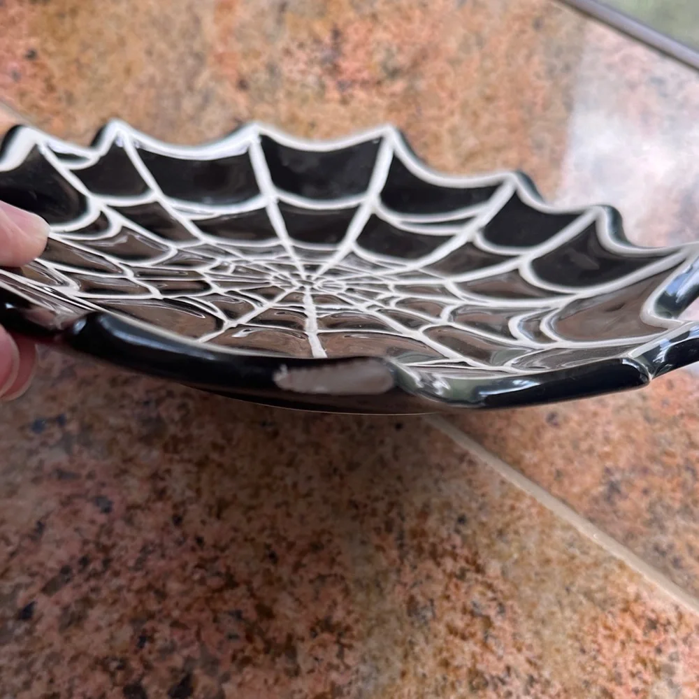 Target Black and White Spiderweb Dish